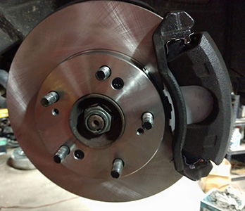 Assembled disc brakes